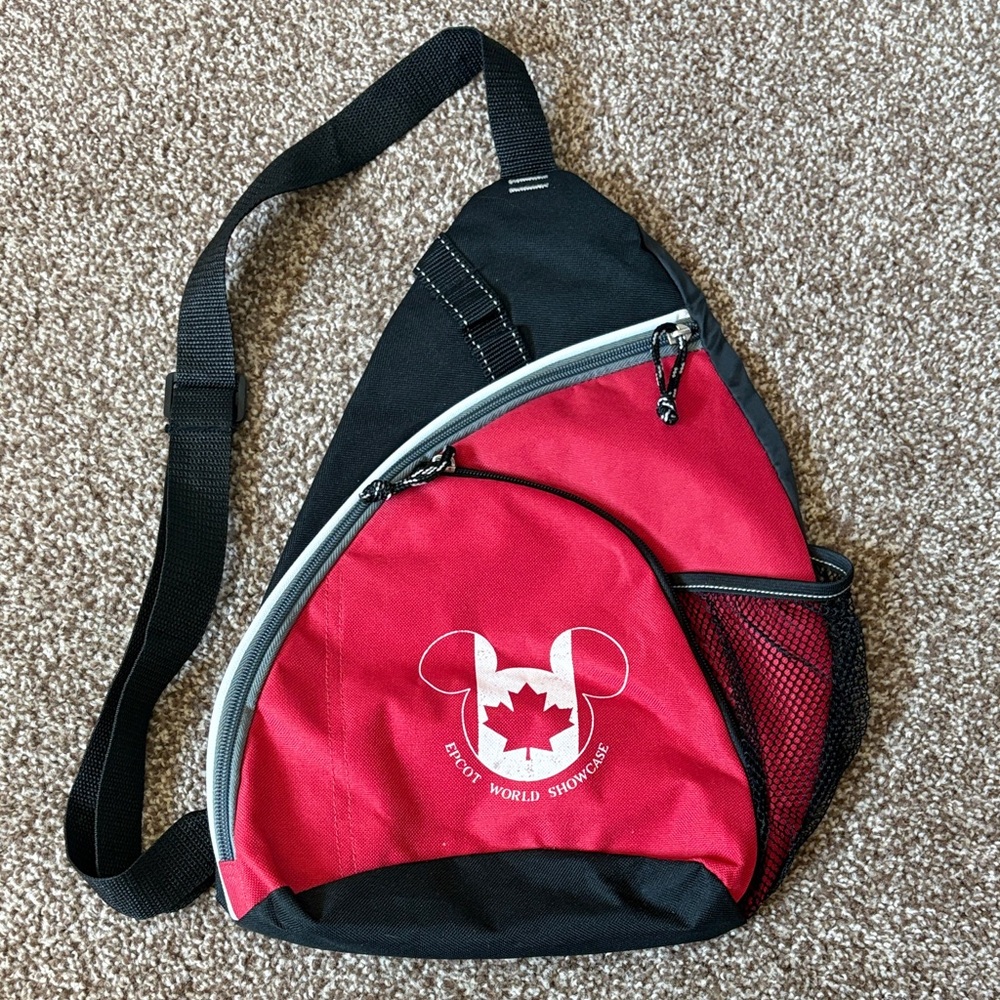 disney canada epcot world showcase crossbody bag
